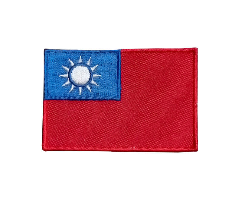 Aufnäher Taiwan Patch Flagge Fahne