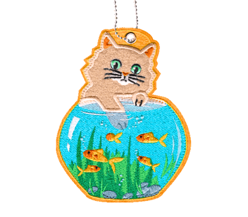 Teddy Velvet Embroidered Patch