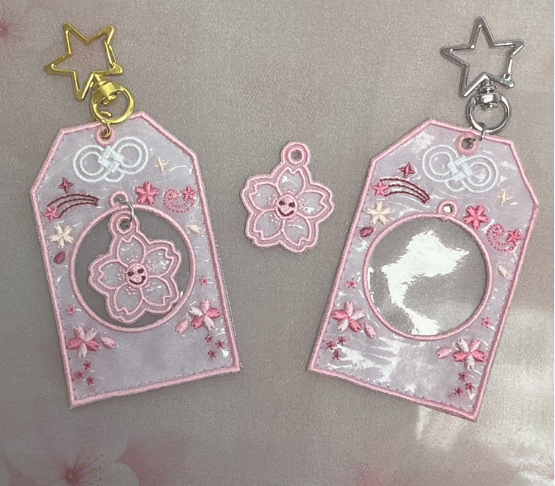 Organza embroidery Charms